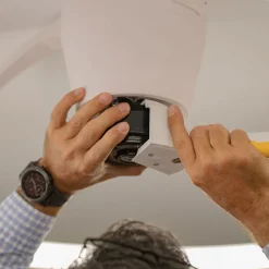 Smart LED-takvifte Nepal, hvit, DC, stille