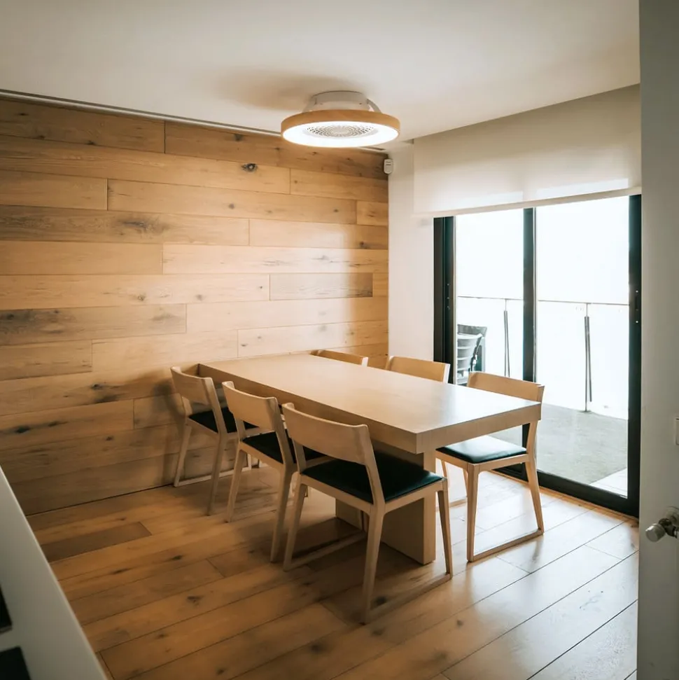 Smart LED-takvifte Tibet, trefarget, stillegående, Ø 65 cm