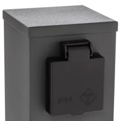 Smart stikkontaktsøyle WLAN 40cm sandgrå Tuya