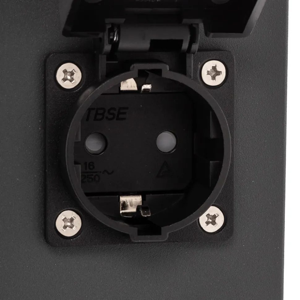 Smart stikkontaktsøyle WLAN 40cm sandgrå Tuya