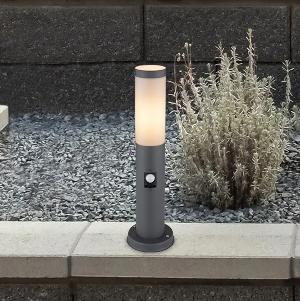 Sokkellampe Boston, høyde 45 cm, med sensor