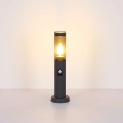 Sokkellampe Boston med bevegelsessensor