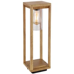 Sokkellampe Candela med treutseende, høyde 50 cm