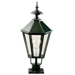 Sokkellampe K7c, grønn