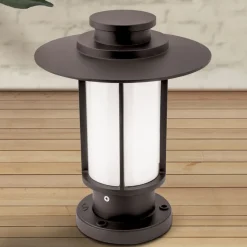 Sokkellys Putri i mørkbrunt