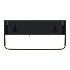 Solar-LED-utendørs vegglampe Saulio, svart, aluminium, IP44