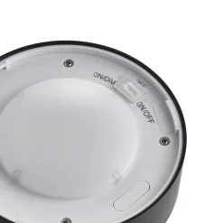 Solar-veilampe Coupar, svart, aluminium, IP44