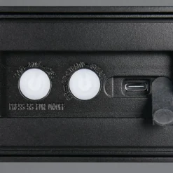 Solcelledrevet vegglampe Silves, svart, sensor, IP44