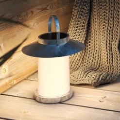 Solcellelampe Temple To-Go, sink, høyde 30 cm