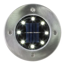 Soldrevet LED-lampe med jordspyd 33414 svart