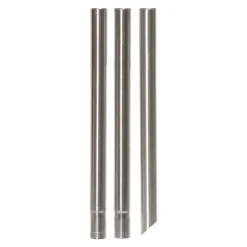 Solini LED-lampe med jordspyd, hvit/sølv, høyde 90 cm