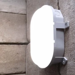 Sotano lampe til våtrom, grå, DIP-bryter