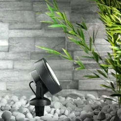 Spisslampe Tommy, rund svart 1 lys, 10 W CCT