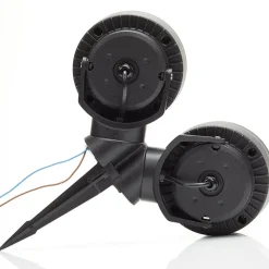 Spisspot Tommy-EL rund svart/frost 2x10W CCT