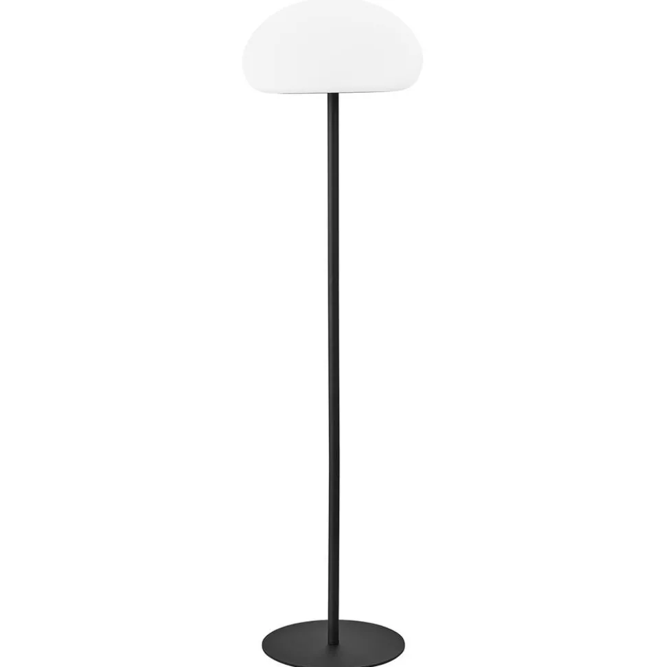 Sponge LED-terrasselampe, svart/hvit, metall, IP65