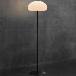 Sponge LED-terrasselampe, svart/hvit, metall, IP65