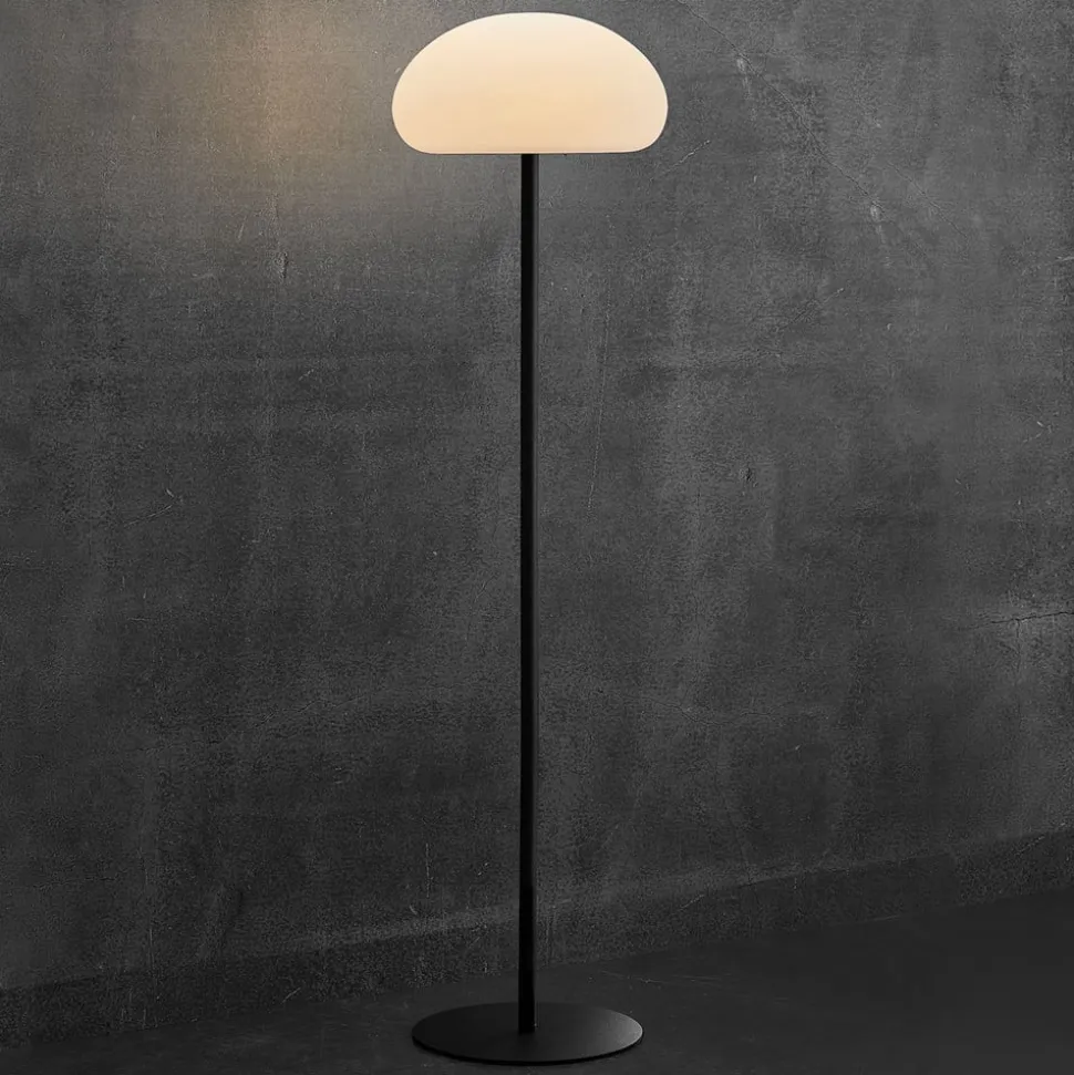 Sponge LED-terrasselampe, svart/hvit, metall, IP65