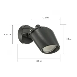 Spotlight Minitommy-EL 1 lyskilde CCT svart/frost