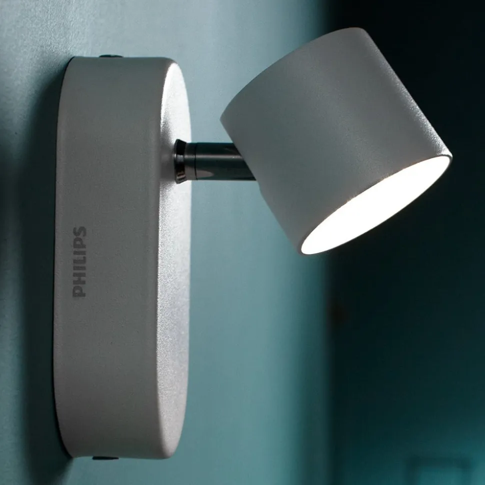 Star LED vegglampe, stillbar, hvit