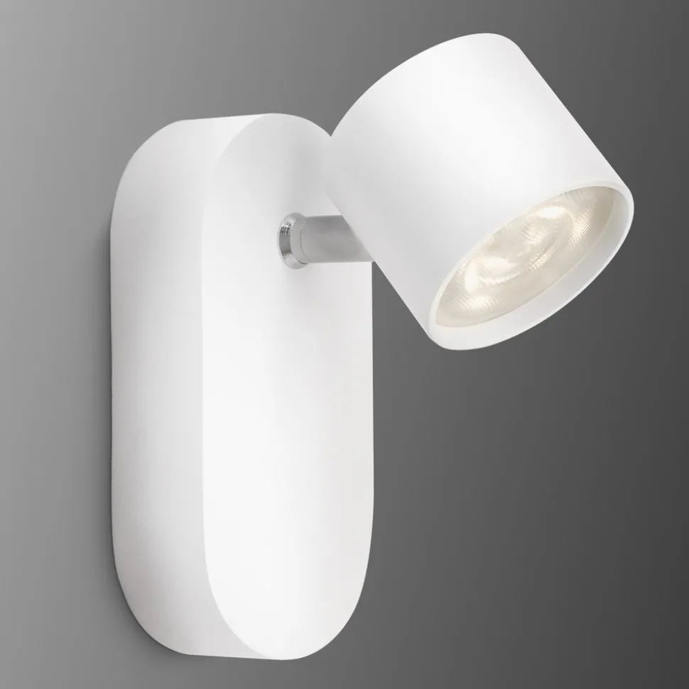 Star LED vegglampe, stillbar, hvit