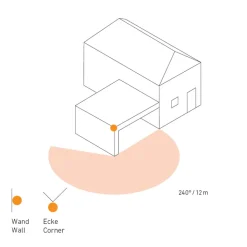 STEINEL bevegelsessensor ER 240 DUO hvit