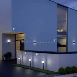 STEINEL GL 80 C LED-gangbelysning, Bluetooth-smart, antrasitt