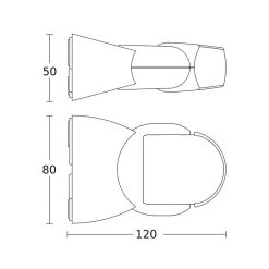 STEINEL IS 1 bevegelsessensor hvit