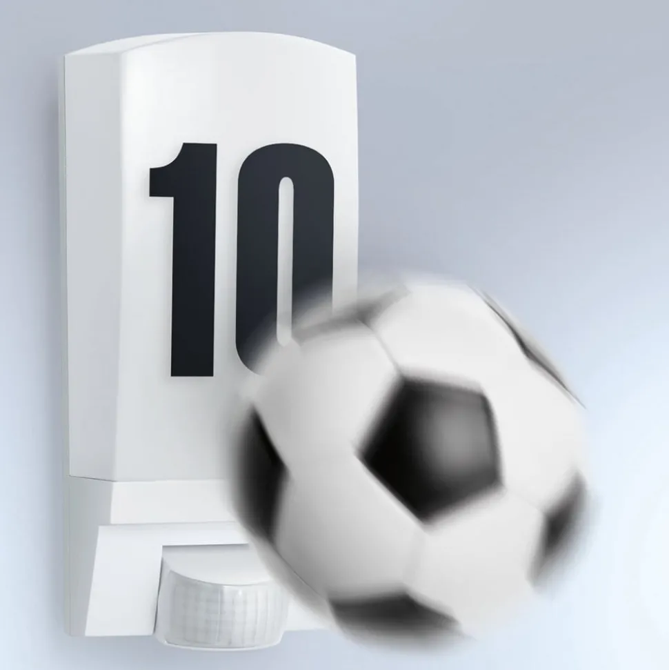 STEINEL L 1 husnummerlampe med sensor hvit