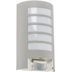 STEINEL L 12 S Utendørs vegglampe med sensor, sølv