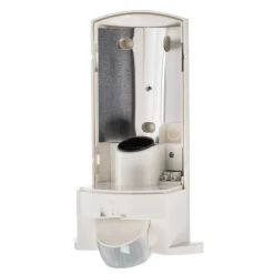 STEINEL L 12 S Utendørs vegglampe med sensor, sølv