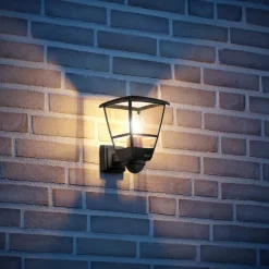 STEINEL L 10 S Utendørs vegglampe med sensor svart