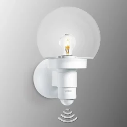 STEINEL L 115 S Vegglampe med sensor hvit