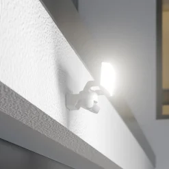STEINEL LED-veggspotlight for utendørs bruk XLED Protect S, sensor, hvit