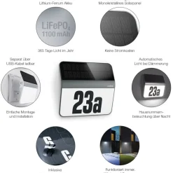 STEINEL LH-N LED-husnummerlampe