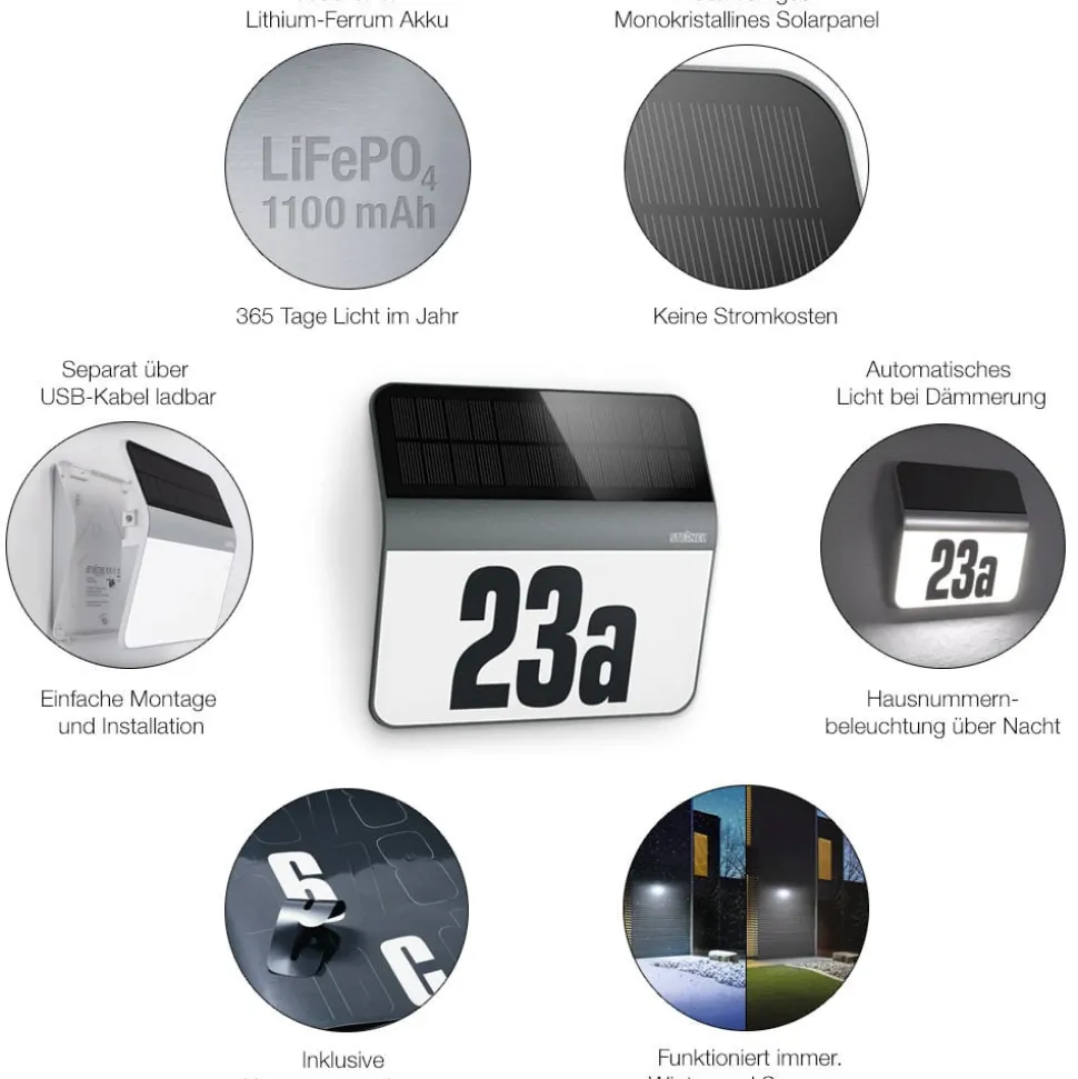 STEINEL LH-N LED-husnummerlampe