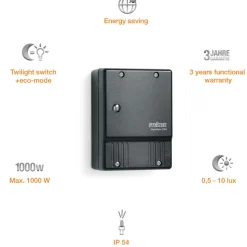 STEINEL Nightmatic 3000 skumringsbryter svart