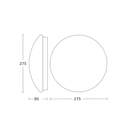 STEINEL RS 16 S LED-glass-taklampe med sensor