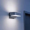 STEINEL utendørs LED-vegglampe L 810 SC, sensor, sølv