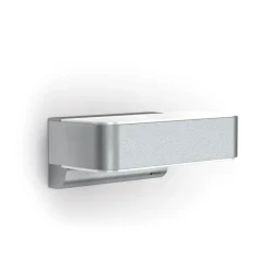 STEINEL utendørs LED-vegglampe L 810 SC, sensor, sølv