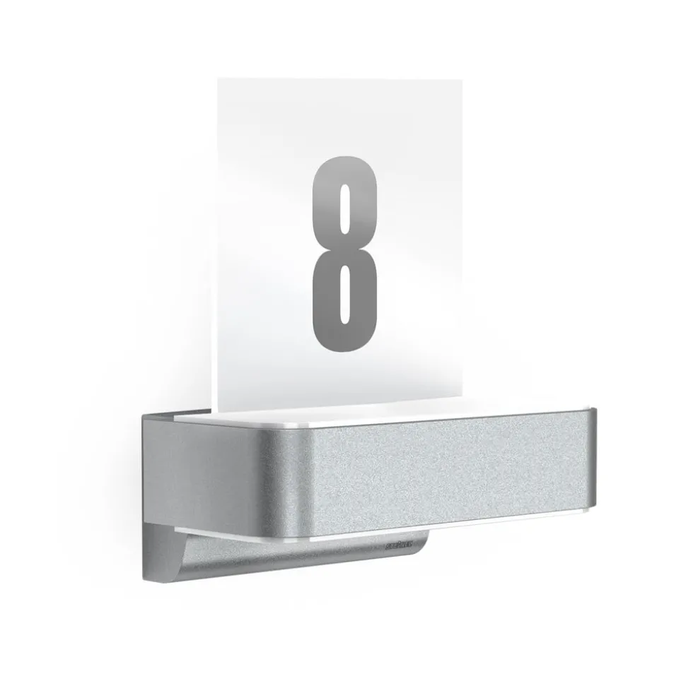 STEINEL utendørs vegglampe L 820 SC, sensor, sølv