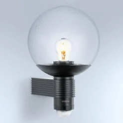 STEINEL utendørs vegglampe L 400 S, svart