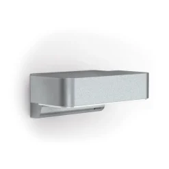 STEINEL utendørs vegglampe L 800 SC, sensor, sølv