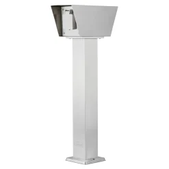 Stikkontaktkolonne Connect L2 med 2 stikkontakter, stål