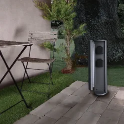 Stikkontaktsøyle med to stikkontakter, IP44