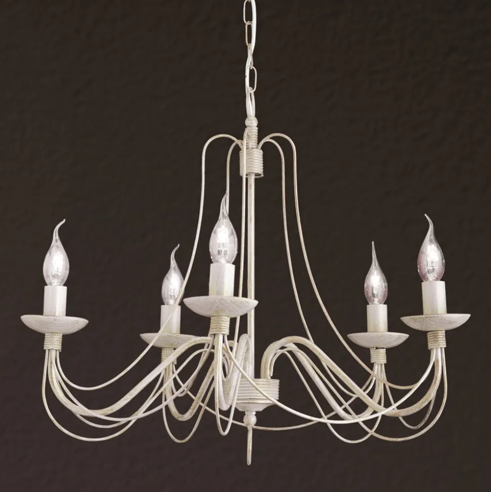 Stilig lysekrone Antonina, 5 lys