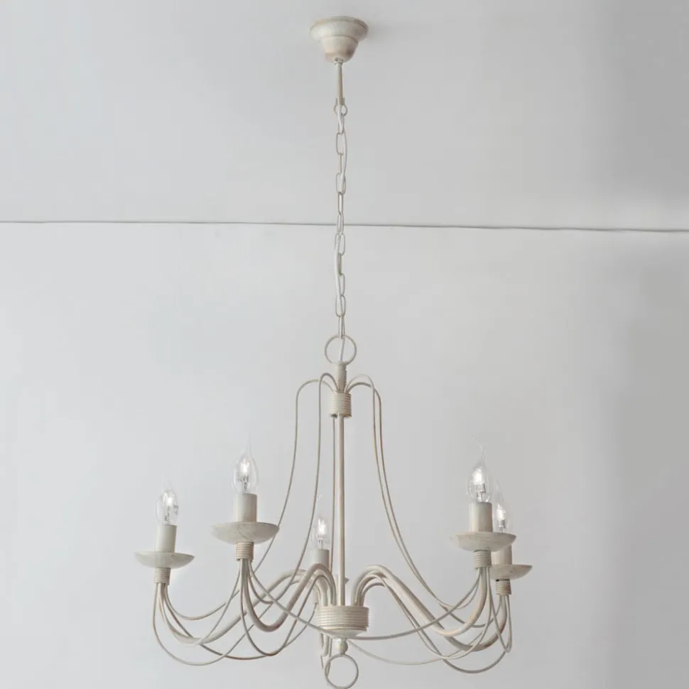 Stilig lysekrone Antonina, 5 lys