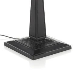 Stålampen Bradley med Tiffany-design