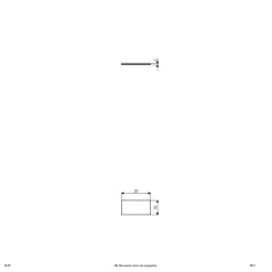 Stålplate med 3 m teip, sett med 2 stk. i Bordo-serien