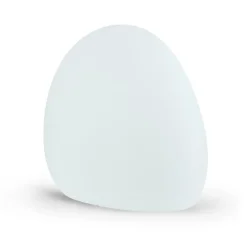 Stone L utelampe, 80 x 65 cm, hvit, plast, IP44