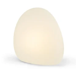 Stone L utelampe, 80 x 65 cm, hvit, plast, IP44